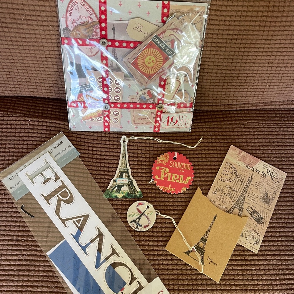 Jolee Boutique Paris Ephemera Collection for junk journals, scrapbooks, collages - Picture 9 of 12
